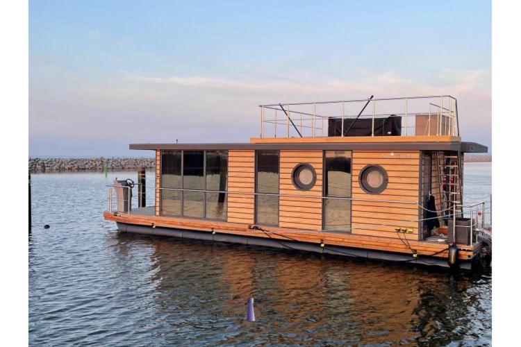 Hausboot Fjord Haven Mit Biosauna In Барт Екстер'єр фото