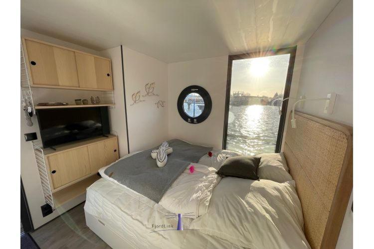 Hausboot Fjord Haven Mit Biosauna In Барт Екстер'єр фото